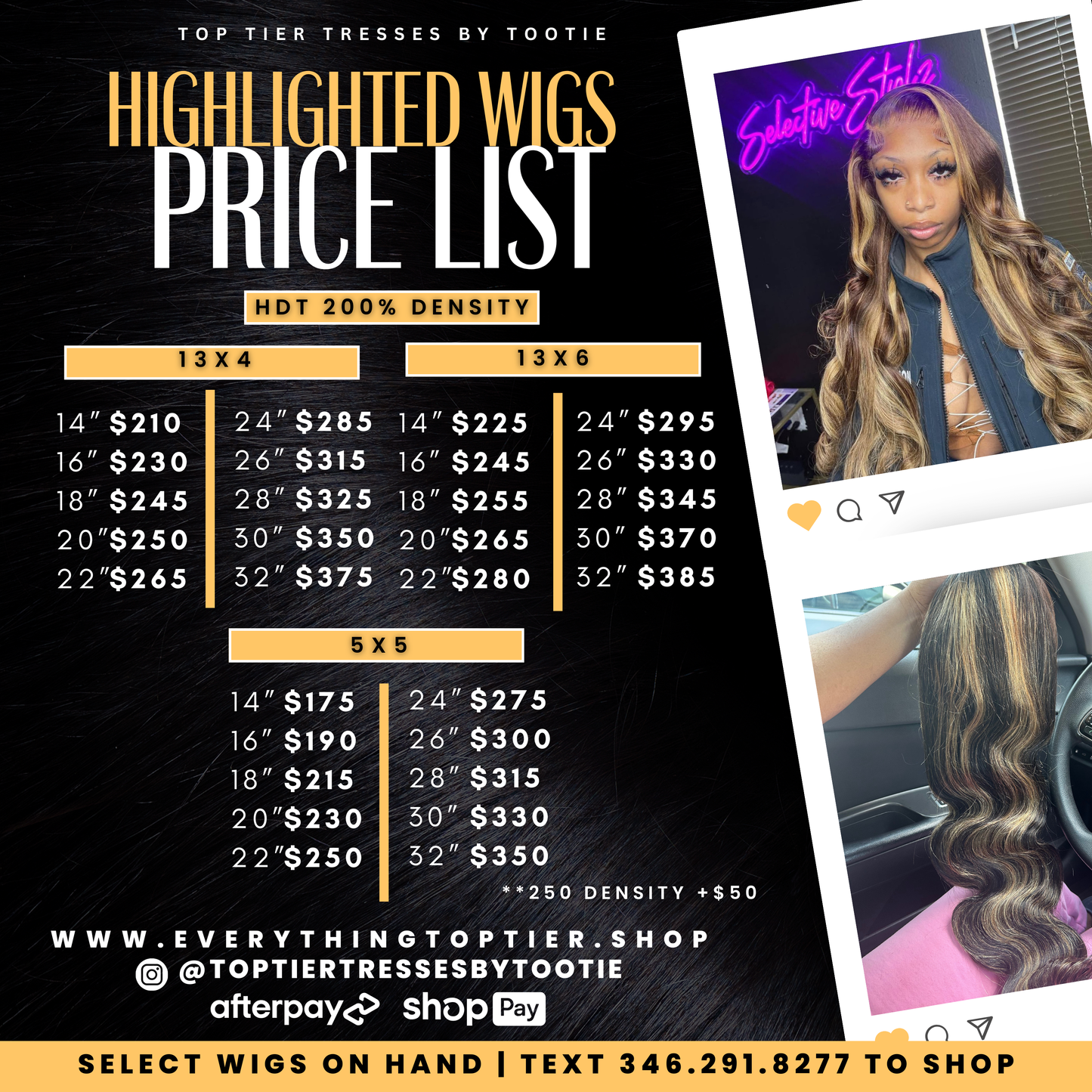 HIGHLIGHTED WIGS (PREORDER)